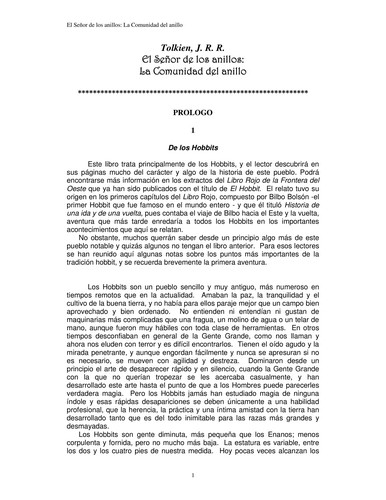 J. R. R. Tolkien: The Fellowship of the Ring (EBook, Spanish language, 2001, Texto Online)