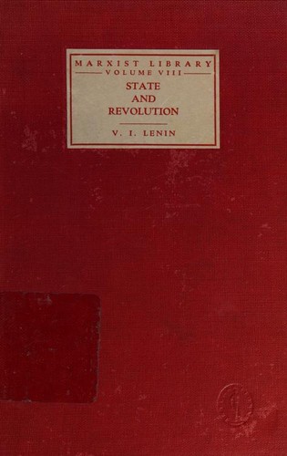 Lenin: State and revolution (1932, International Publishers)