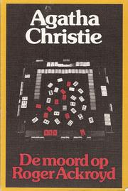 Agatha Christie (Duplicate): De moord op Roger Ackroyd (Dutch language, Sijthoff)